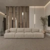 Elara 4 Seater Sofa | Stunning Modern Minimalist Upholstered Living Room Couch - luxury furniture Dubai UAE