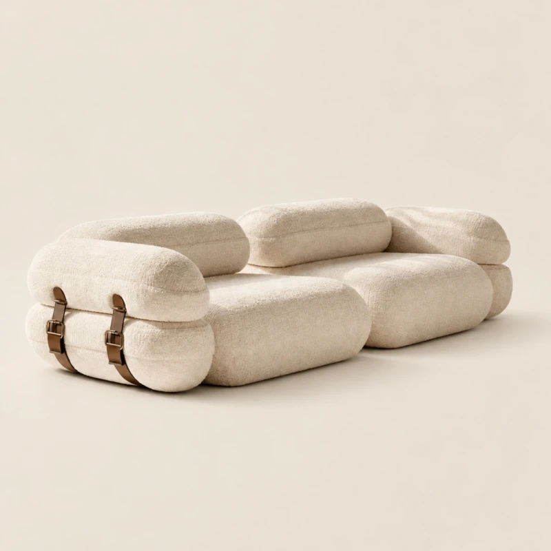 Grefa 2 Seater Contemporary Soft Cushion Sofa