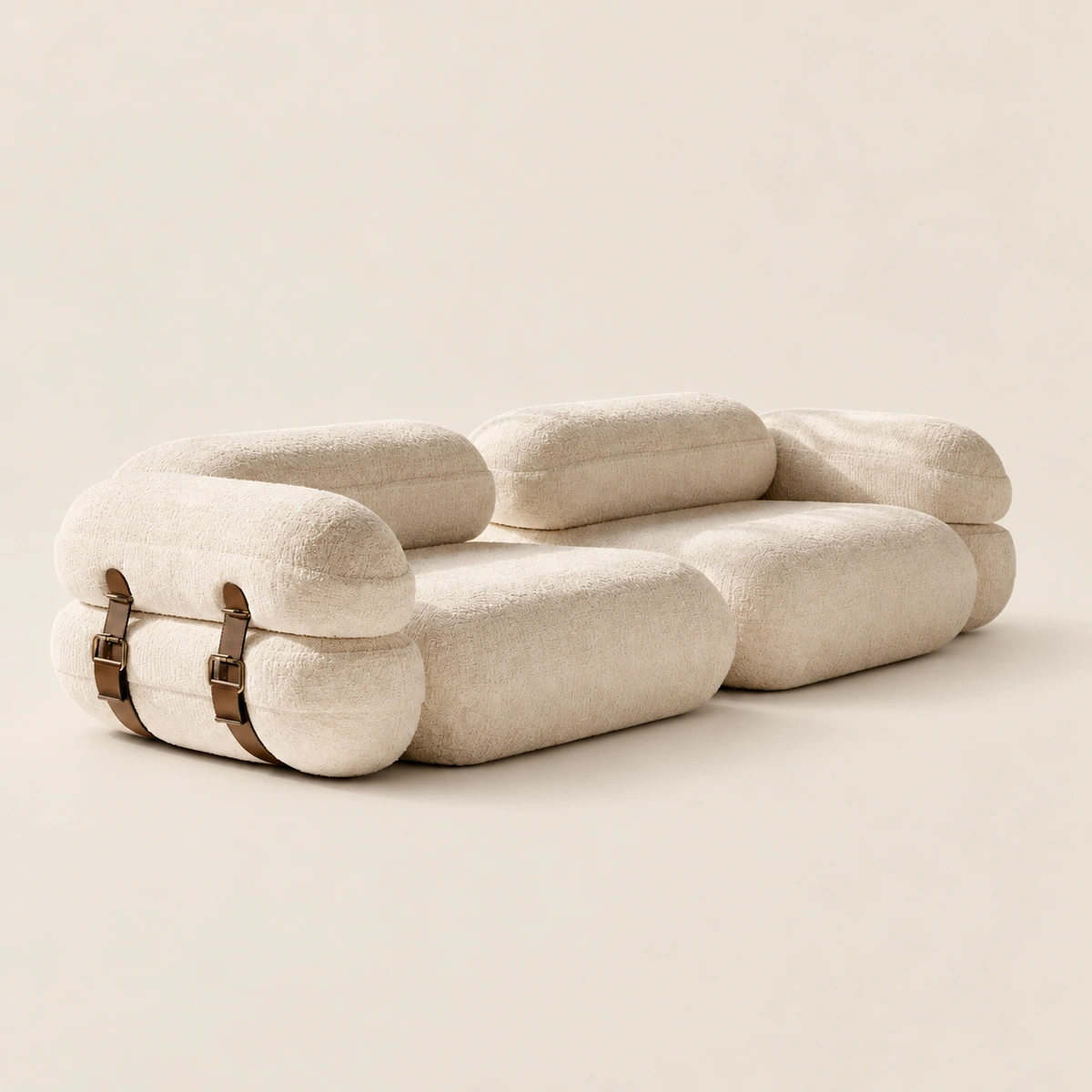 Grefa 2 Seater Contemporary Soft Cushion Sofa