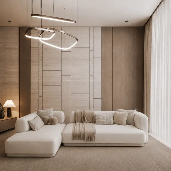 Belina 4 Seater Sofa | Stunning Elegant Cream L-Shaped Sectional Sofa (2026)