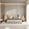 Antonella Luxury Upholstered Modern Bedroom Bed - luxury furniture Dubai UAE