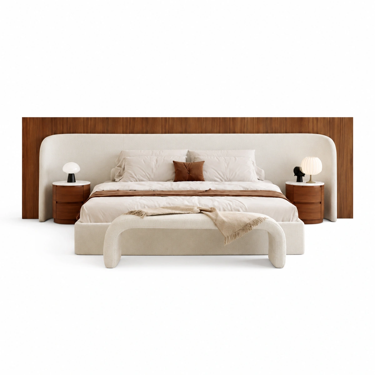 Caterina Luxury Upholstered Modern Bedroom Bed