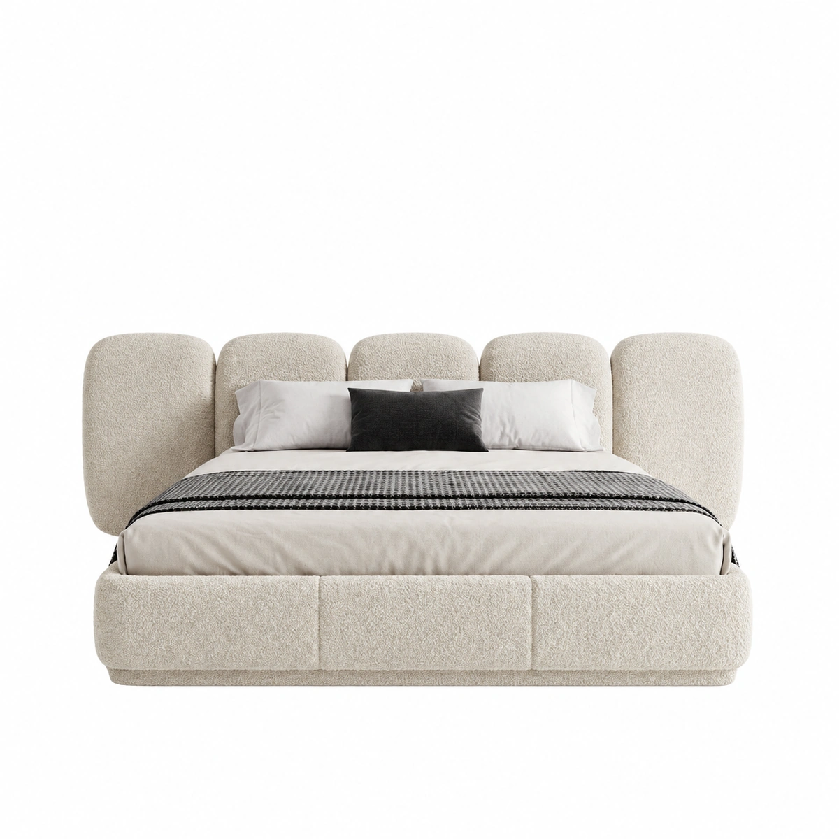 Clarissa Luxury Upholstered Modern Bedroom Bed