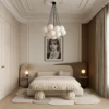 Donatella Upholstered Bed UAE | Layered Curved Design