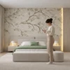 Francesca Luxury Upholstered Modern Bedroom Bed - luxury furniture Dubai UAE