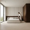 ILARIA LUXURY UPHOLSTERED MODERN BEDROOM BED - luxury furniture Dubai UAE