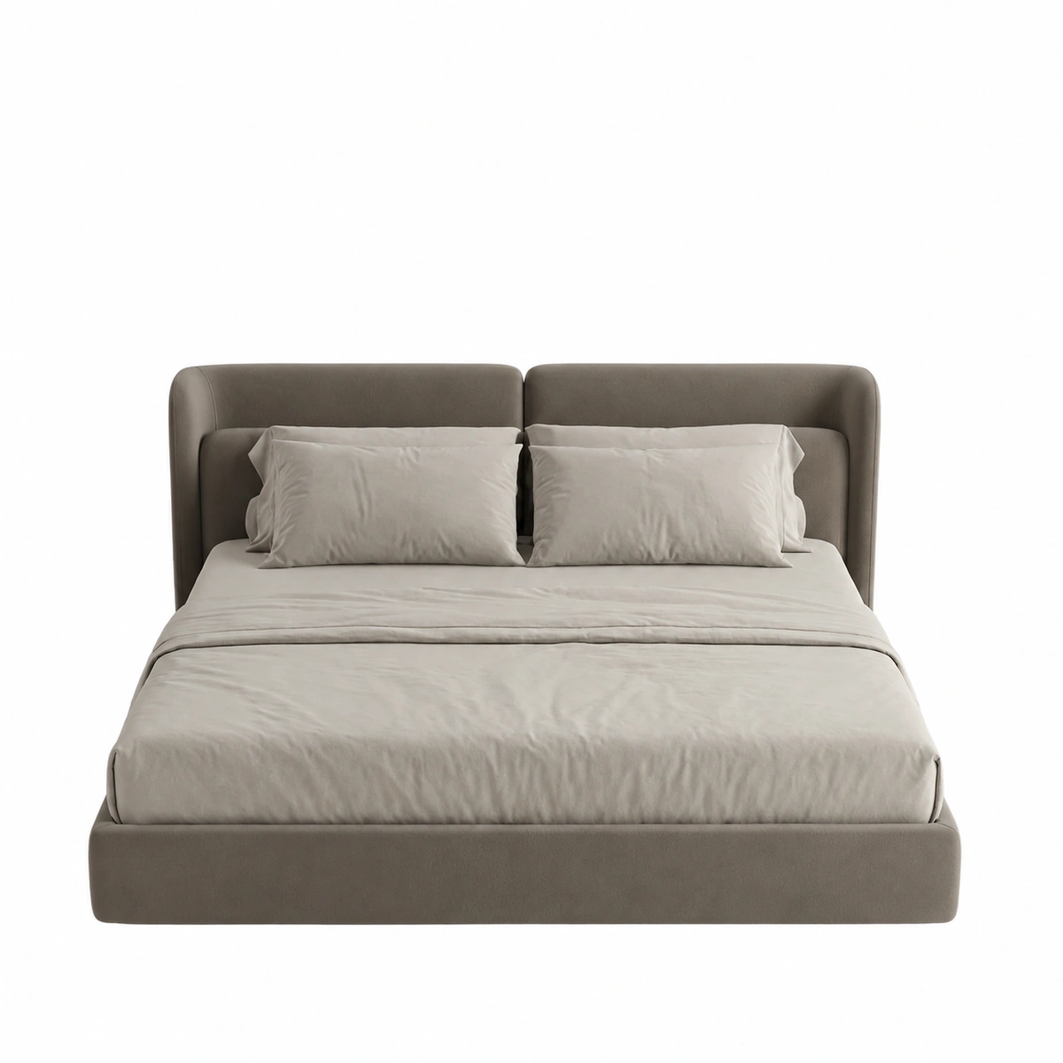 Luciana Luxury Upholstered Modern Upholstered Bedroom Bed