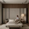 Salome Textured Upholstered Bedroom Bed | Majestic Home