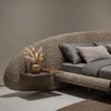 Tatiana Upholstered Bed UAE | Sculptural Curved Design
