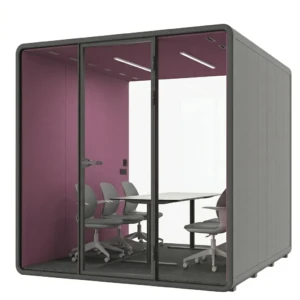 Black Office Booth XL