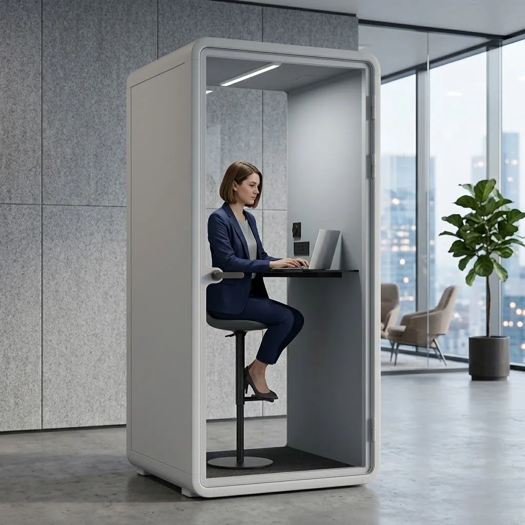 GREY OFFICE BOOTH S
