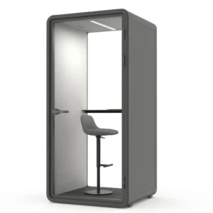Black Office Booth S