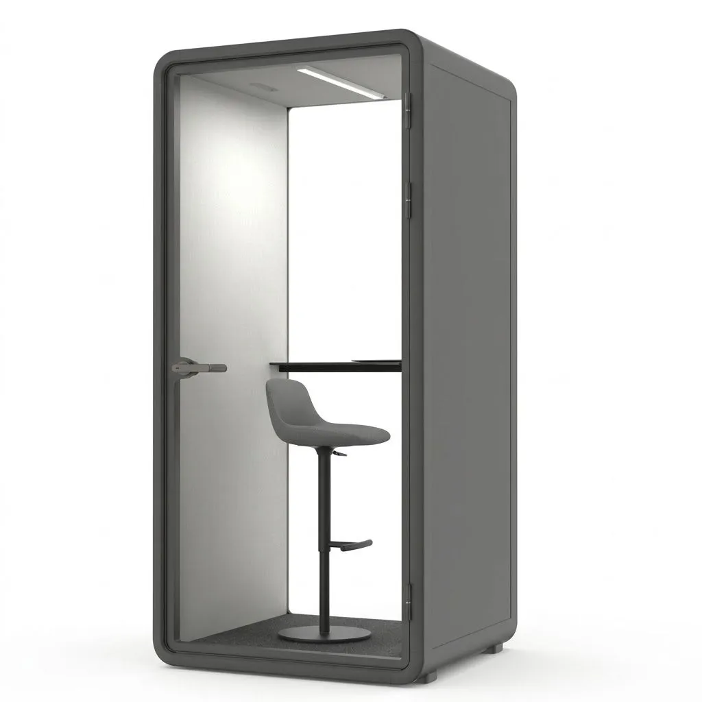 BLACK OFFICE BOOTH S