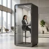 BLACK OFFICE BOOTH S