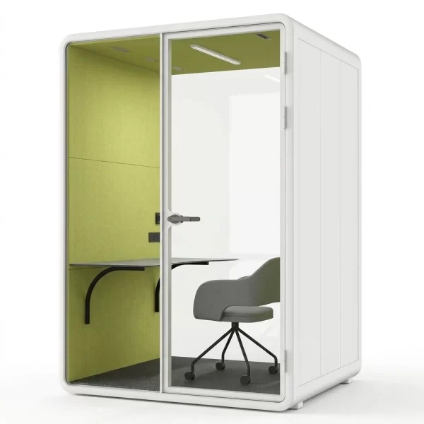 WHITE OFFICE BOOTH M