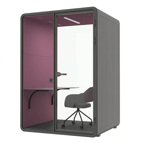 BLACK OFFICE BOOTH M