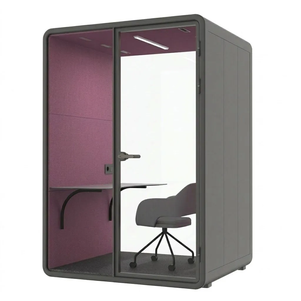 BLACK OFFICE BOOTH M