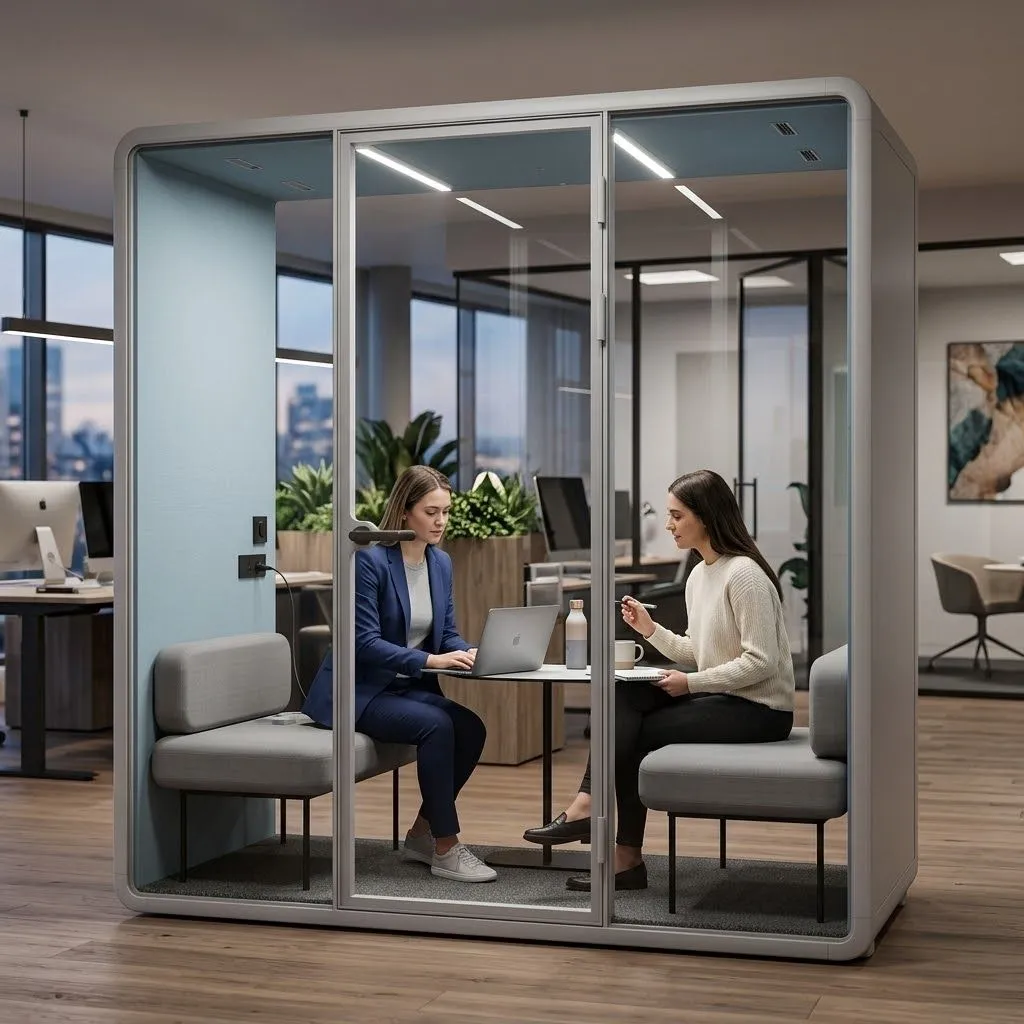 GREY OFFICE BOOTH SL