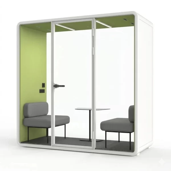 WHITE OFFICE BOOTH SL