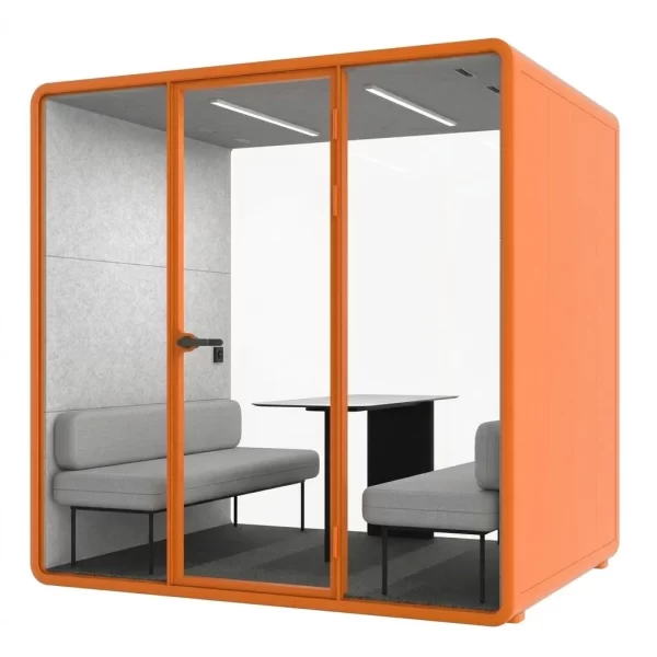 TANGERINE OFFICE BOOTH L