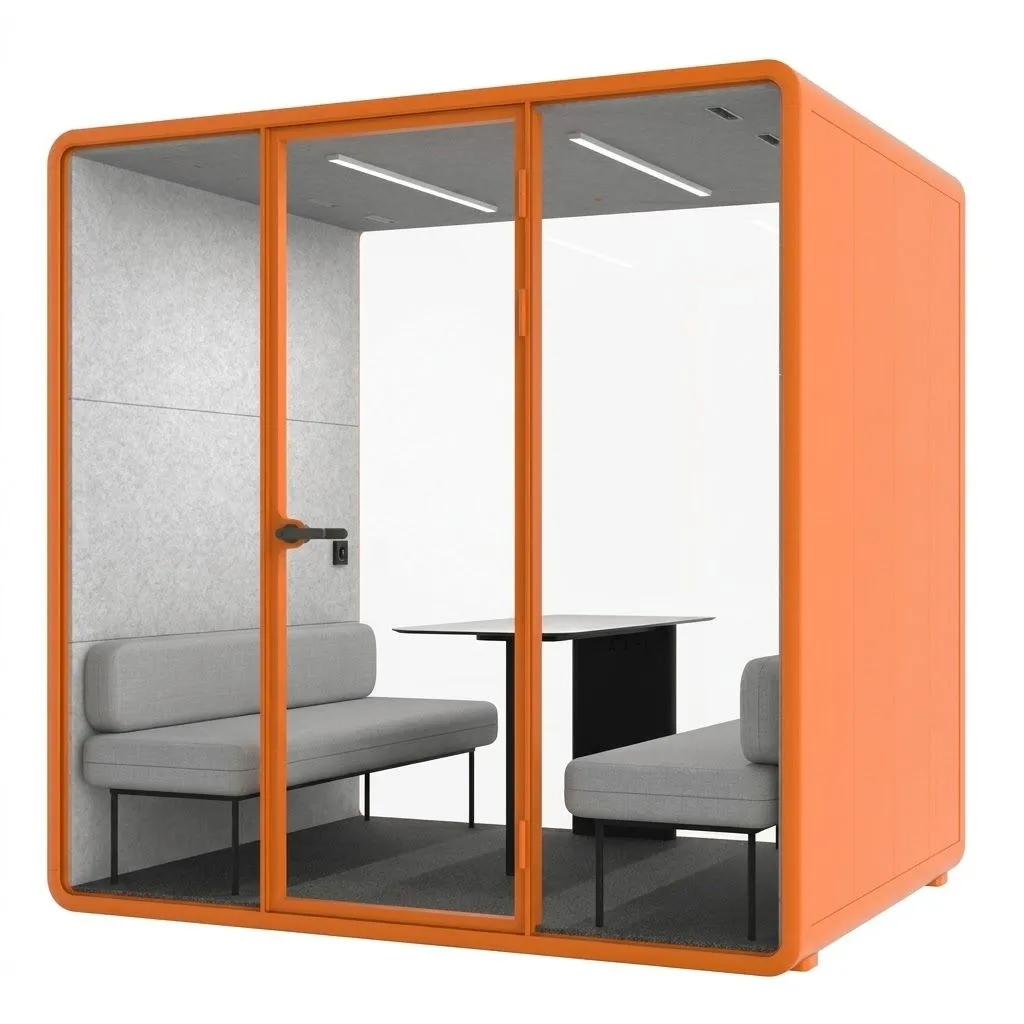 TANGERINE OFFICE BOOTH L
