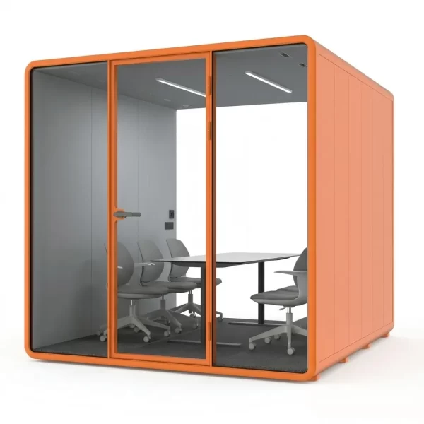 TANGERINE OFFICE BOOTH XL