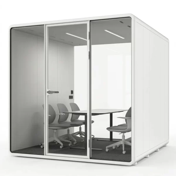 WHITE OFFICE BOOTH XL