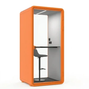 Tangerine Office Booth S