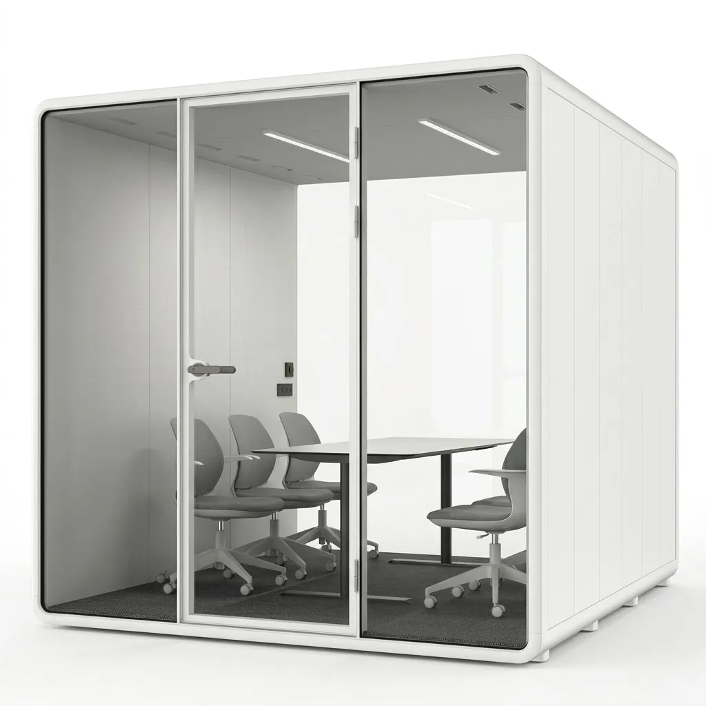 WHITE OFFICE BOOTH XL