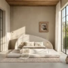 VIVIANA LUXURY HEADBOARD BEDROOM BED - luxury furniture Dubai UAE