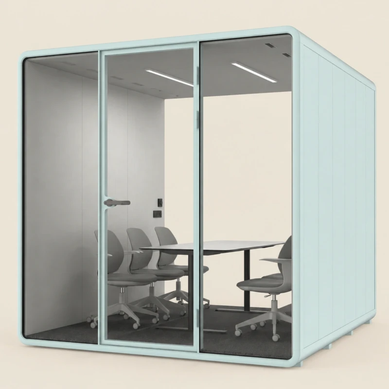 Blue Office Booth XL | Office Booth | Majestic Home UAE