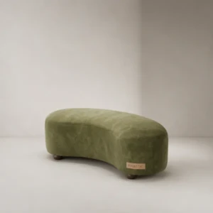 Adelia Bed Bench UAE | Luxury Olive Green Seating