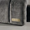 AMELINA GREY UPHOLSTERED BED BENCH - luxury furniture Dubai UAE