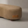 BELLUNO BEIGE CURVED BED BENCH - luxury furniture Dubai UAE