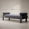 Carena Modern Bed Bench | Majestic Home UAE