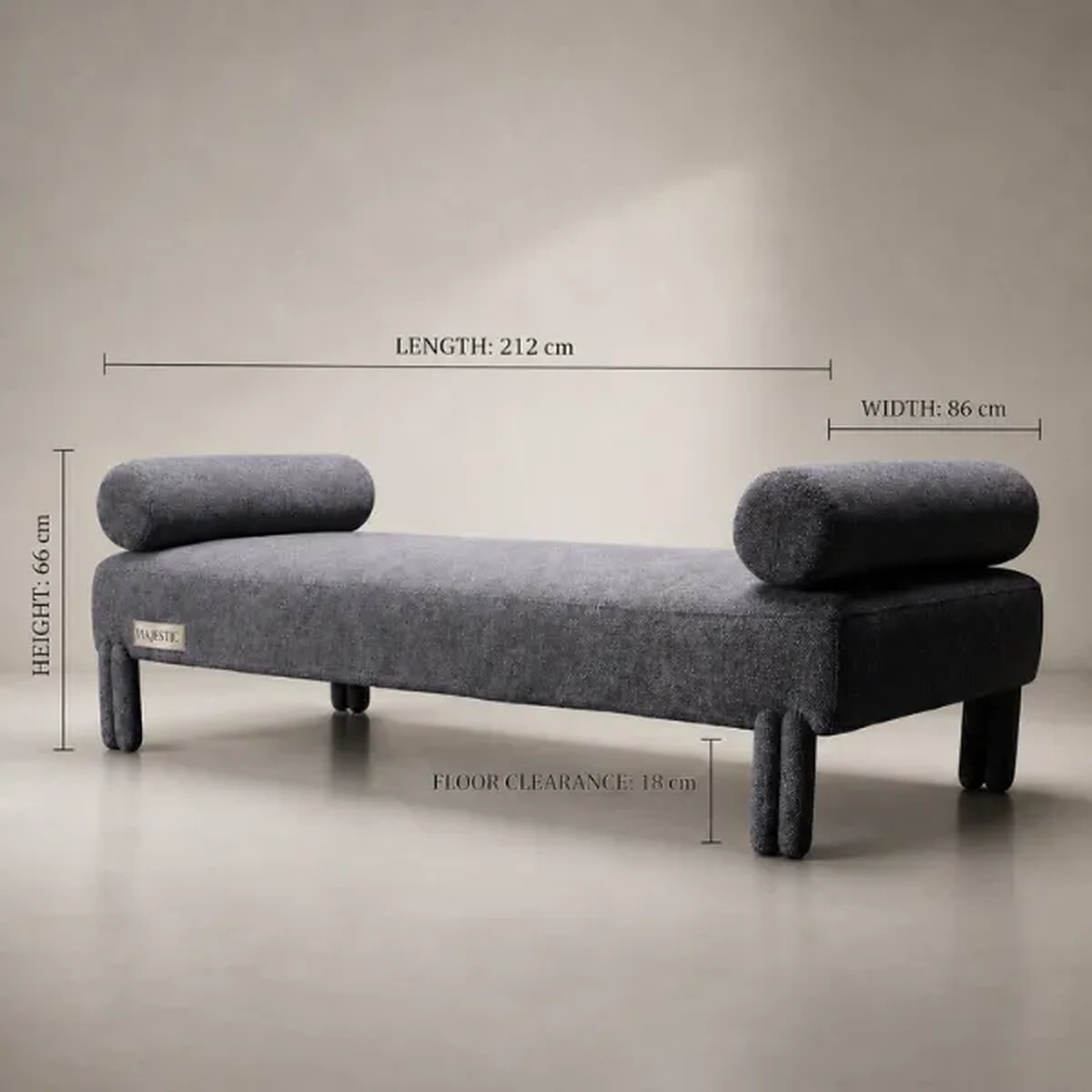 Carena Modern Bed Bench | Majestic Home UAE