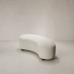 Elaria Beige Upholstery Bed Bench