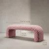 Elena Pink Kids Bed Bench - luxury furniture Dubai UAE