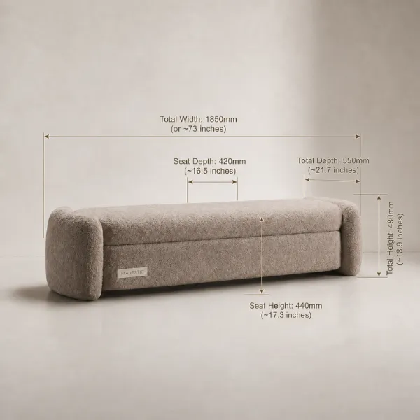 LUXURY BED BENCH IN UAE