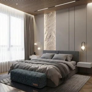 Buy Giulia Bed Bench UAE | Luxury Deep Blue Seating 2026 Luxury