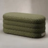 Buy Harlowe Bed Bench UAE | Luxury Olive Green Seating