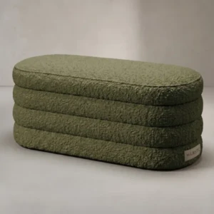 Buy Harlowe Bed Bench UAE | Luxury Olive Green Seating