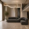 Helina Sofa UAE | Luxury Dark Textured Lounge Sofa 2026 Luxury