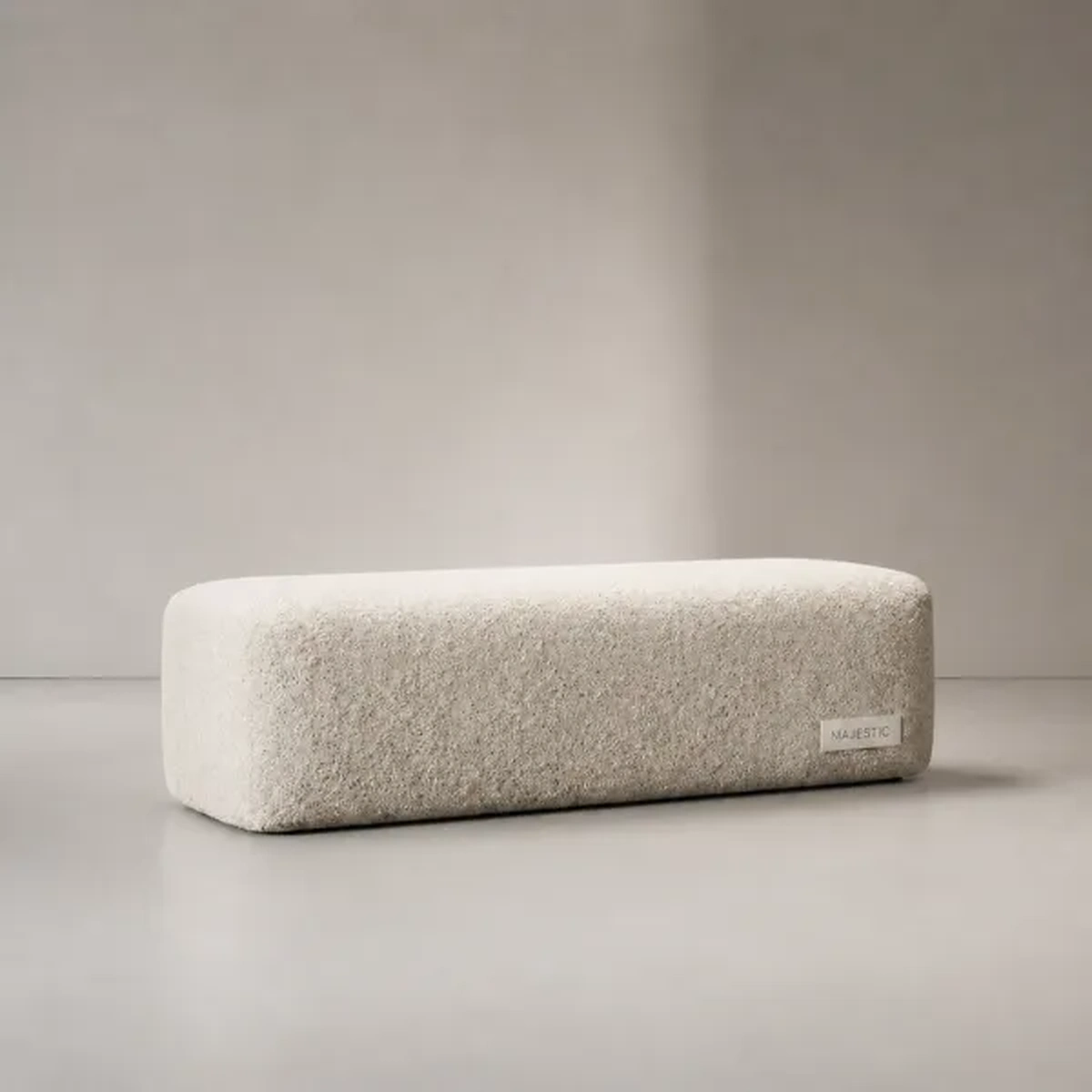 Buy Isabella Bed Bench Online UAE | Cream Bouclé 2026