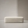 Isabella Beige Boucle Bed Bench - luxury furniture Dubai UAE