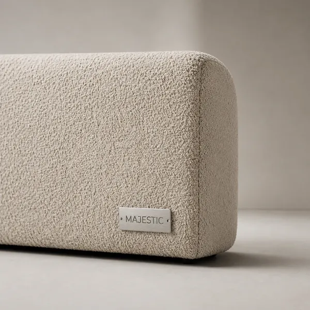 Buy Isabella Bed Bench Online UAE | Cream Bouclé 2026