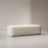 Buy Isabella Bed Bench Online UAE | Cream Bouclé