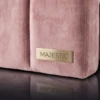 Luviana Pink Velvet Bed Bench | Majestic Home UAE