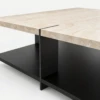 Luvita Travertine Coffee Table - luxury furniture Dubai UAE