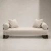 LUZZO MODERN BEIGE MODERN BED BENCH - luxury furniture Dubai UAE
